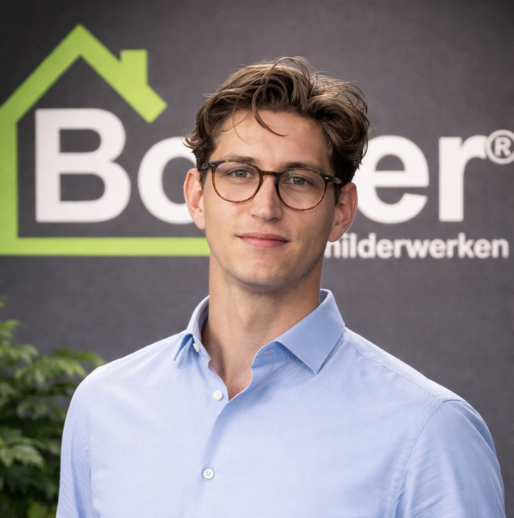Lucas Bouter, schilder en eigenaar van Bouter Schilderwerken